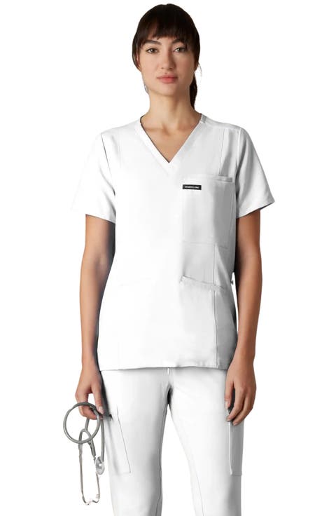 Siena 5-Pocket V-Neck Scrub Top