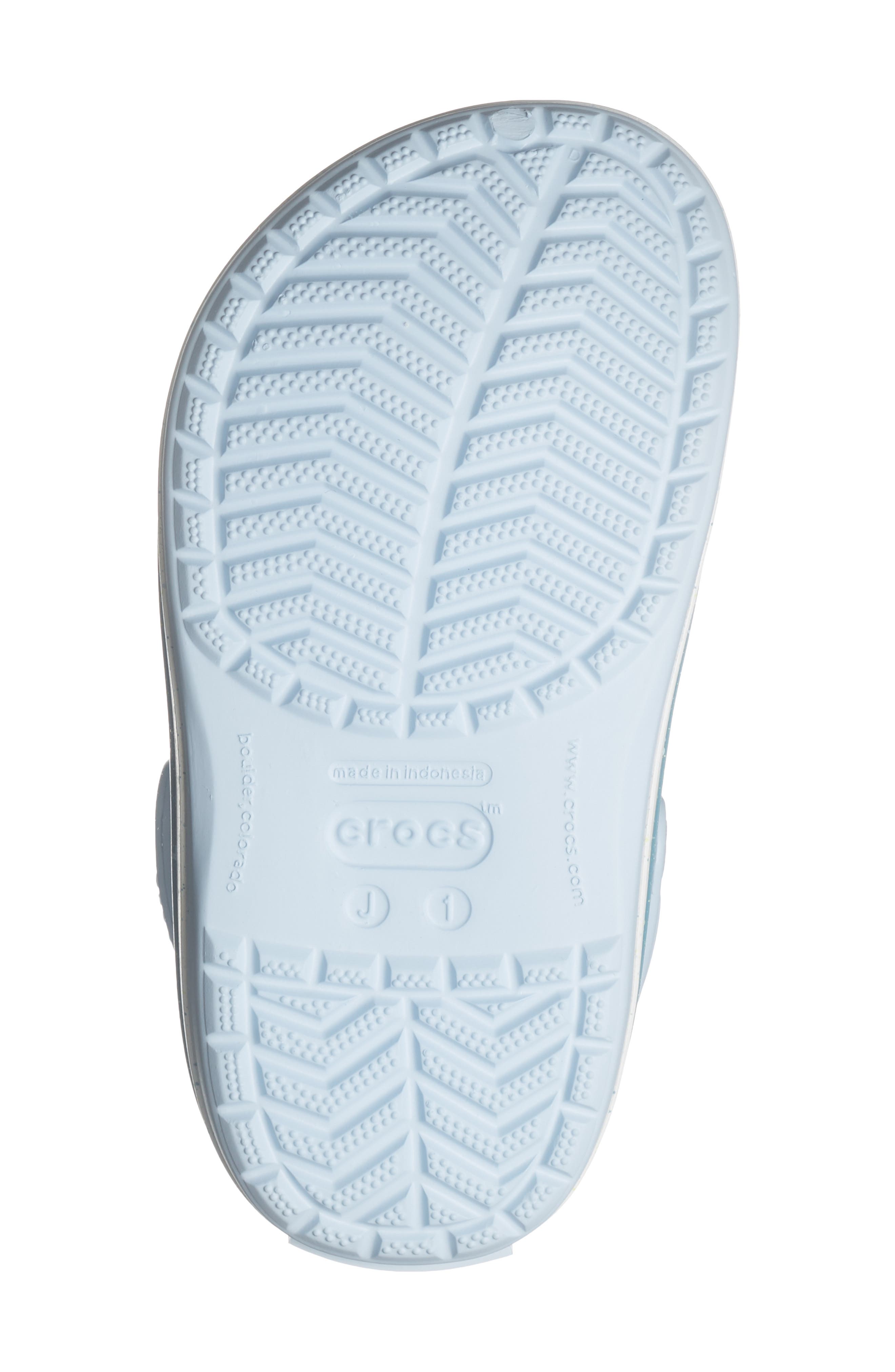 CROCS Kids' Crocband Speckled Band Clogds, Alternate, color, Blue Frost