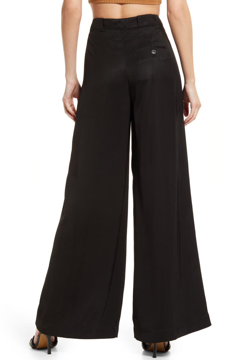 Closed Rylan High Waist Wide Leg Trousers, Alternate, color, 