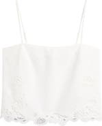 WAYF x Hannah Lovey Porter Lola Embroidered Detail Cotton Camisole
