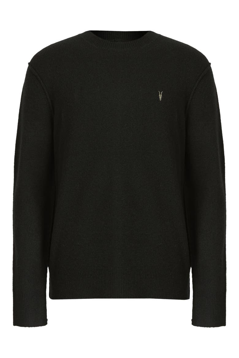 Statten Crewneck Sweater, Alternate, color, BLACK
