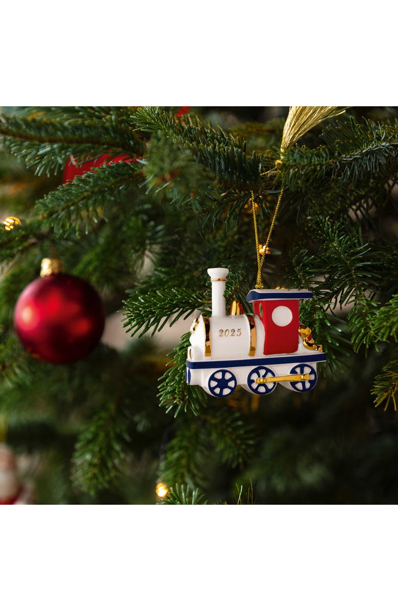 Villeroy & Boch Christmas Classics Locomotive Dated Ornament 2025, Alternate, color, Multi