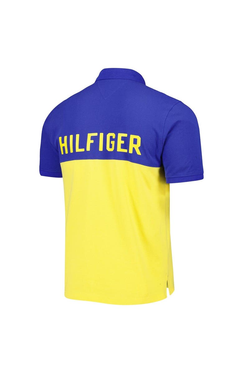 Tommy Hilfiger Men
s Tommy Hilfiger Gold/Royal Los Angeles Rams Color Block Polo, Alternate, color, Gold