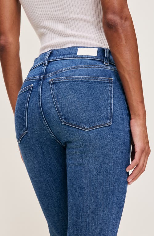 Shop Dl1961 Mara Instasculpt Mid Rise Ankle Straight Leg Jeans In Palm Springs Dl Airbrushed
