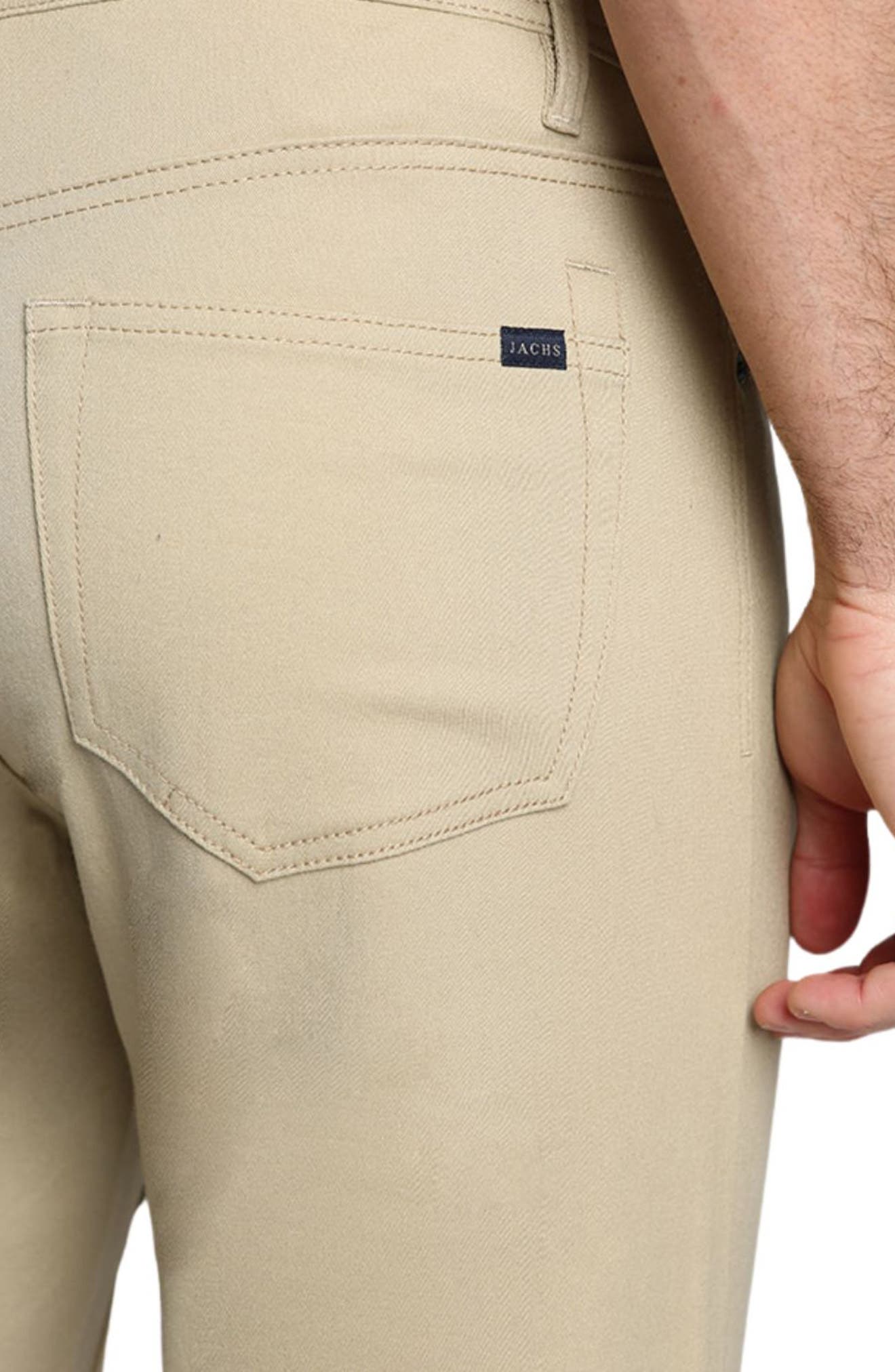 Straight Leg Stretch Twill 5-Pocket Pants - image 2