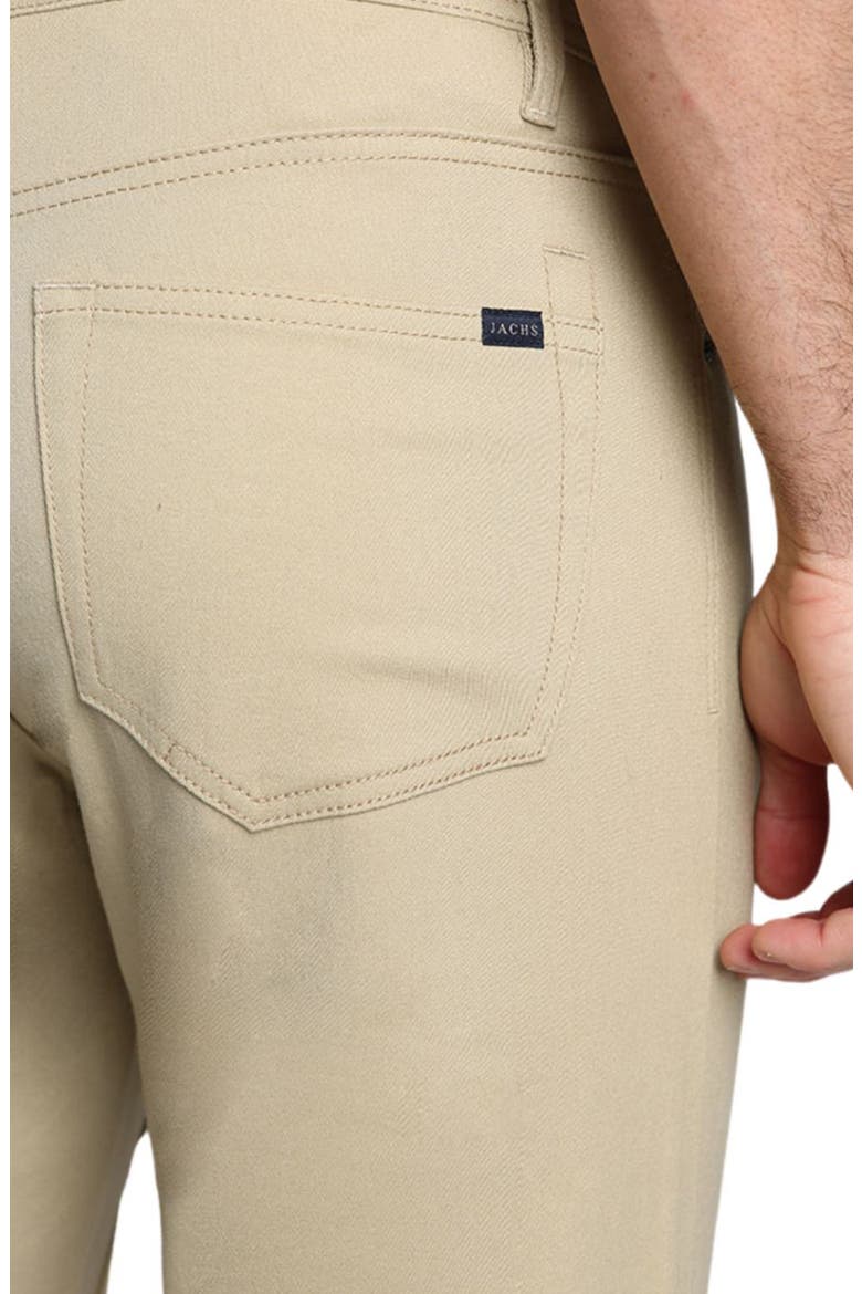 Straight Leg Stretch Twill 5-Pocket Pants, Alternate, color, KHAKI