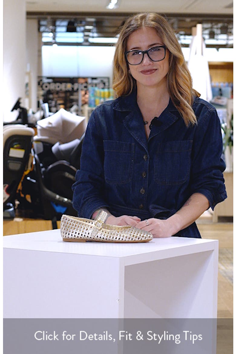 Alameda Woven Mary Jane Flat video
