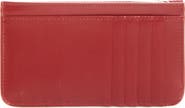 Christian Louboutin Bettina Leather Zip Card Case