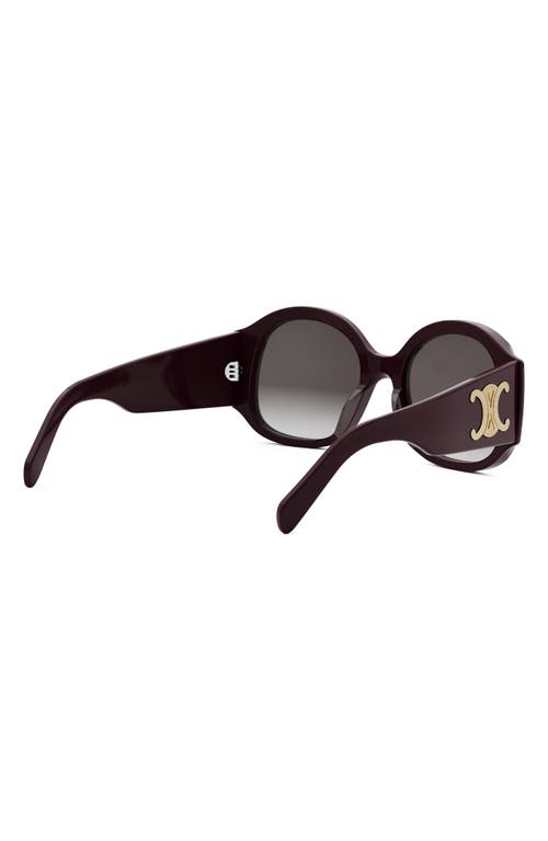 Celine Maxi Triomphe 54mm Round Sunglasses