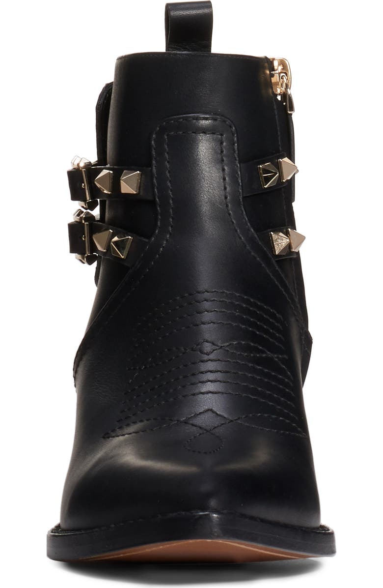 Valentino Garavani Rockstud Buckle Western Bootie, Alternate, color,