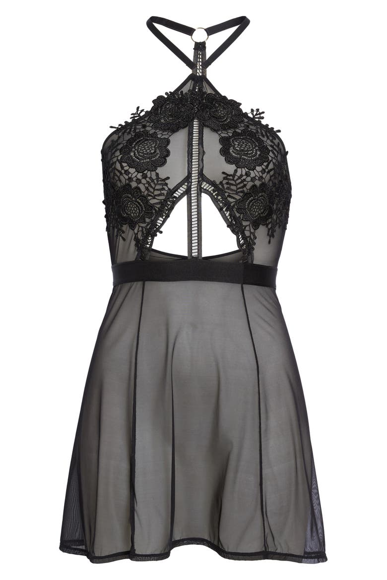 Imogen Chemise, Alternate, color, BLACK