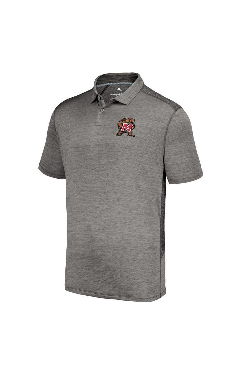 Tommy Bahama Men's Tommy Bahama Gray Maryland Terrapins Delray IslandZone Polo, Alternate, color, 