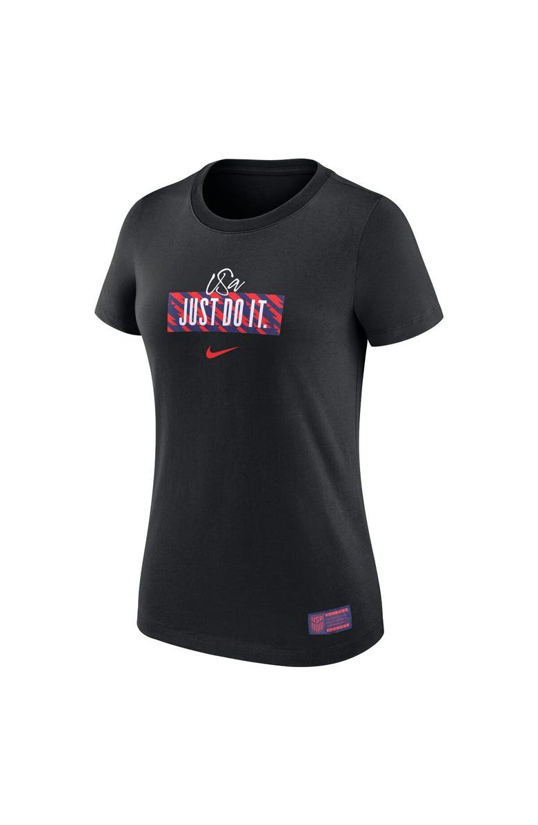 Nike Women's Nike Black USMNT Verbiage T-Shirt, Alternate, color, Black