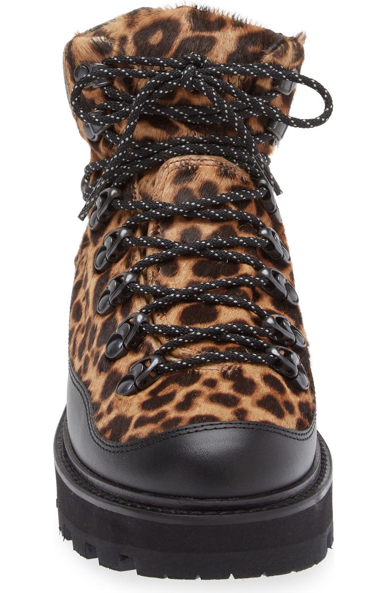 Moncler Peka Trek Genuine Calf Hair Boot, Alternate, color,