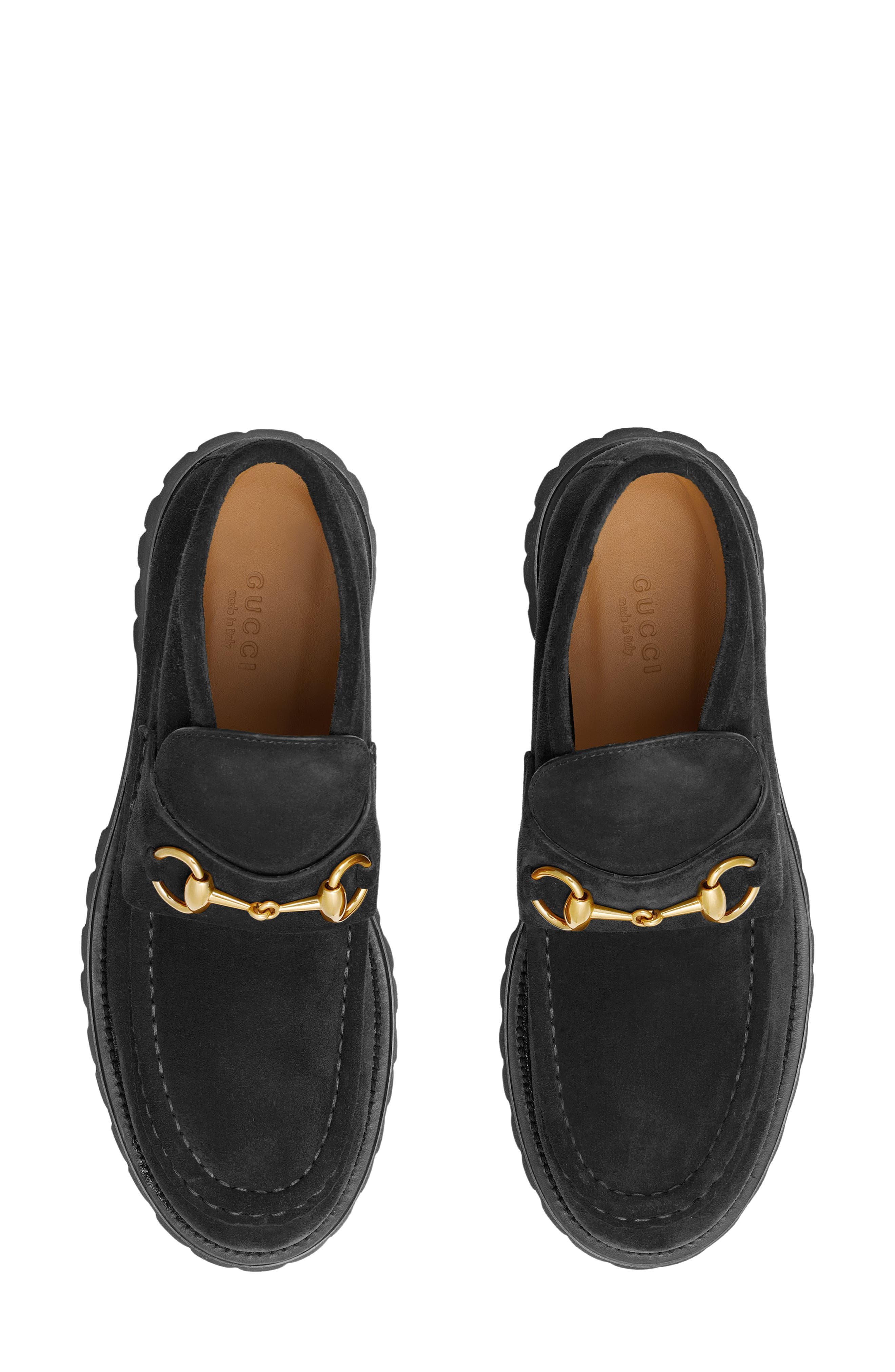 Gucci Sylke Horsebit Chukka Loafer, Alternate, color, 1000 Black