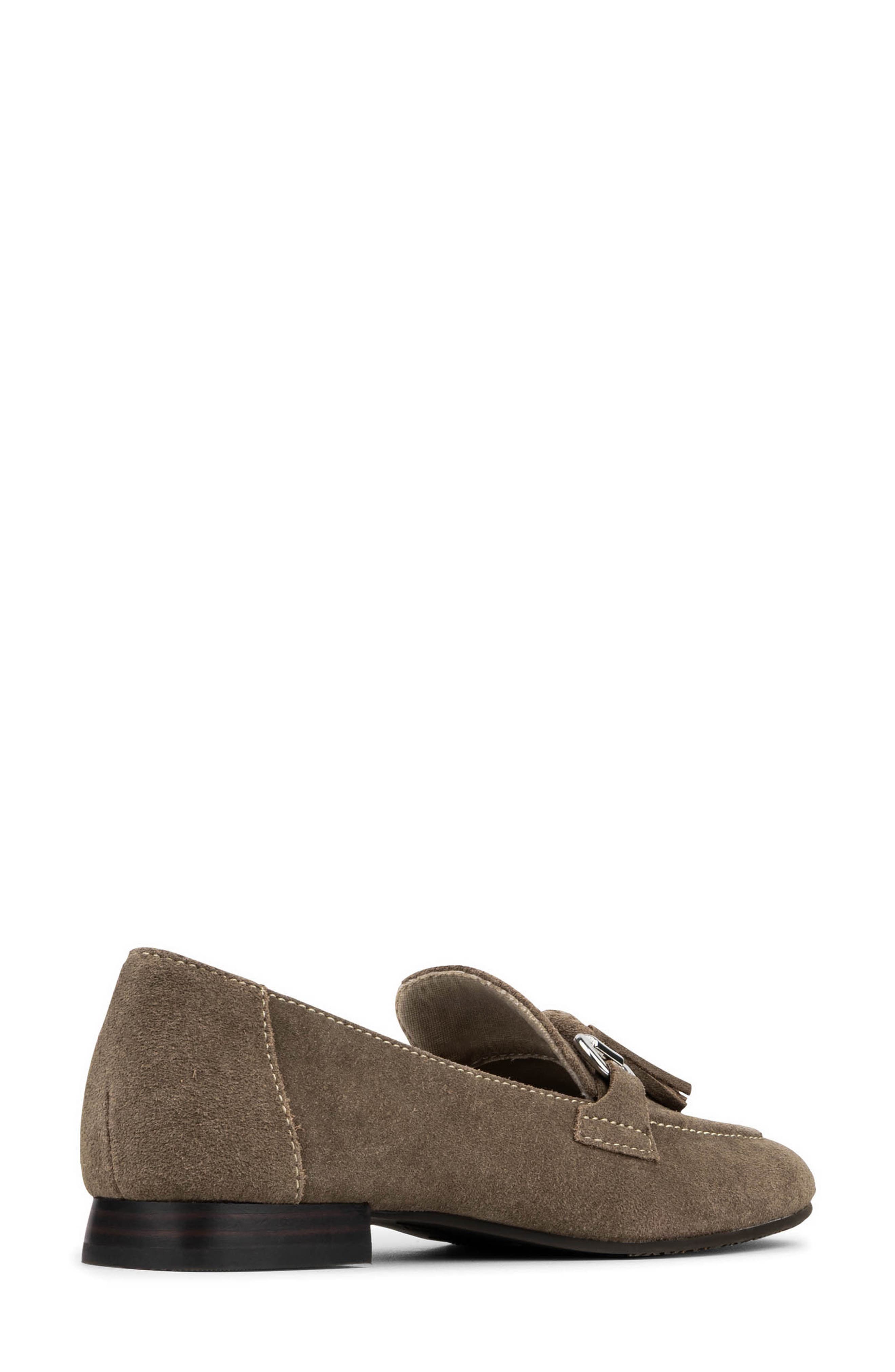 Tassel Loafer, Alternate, color, DARK TAUPE