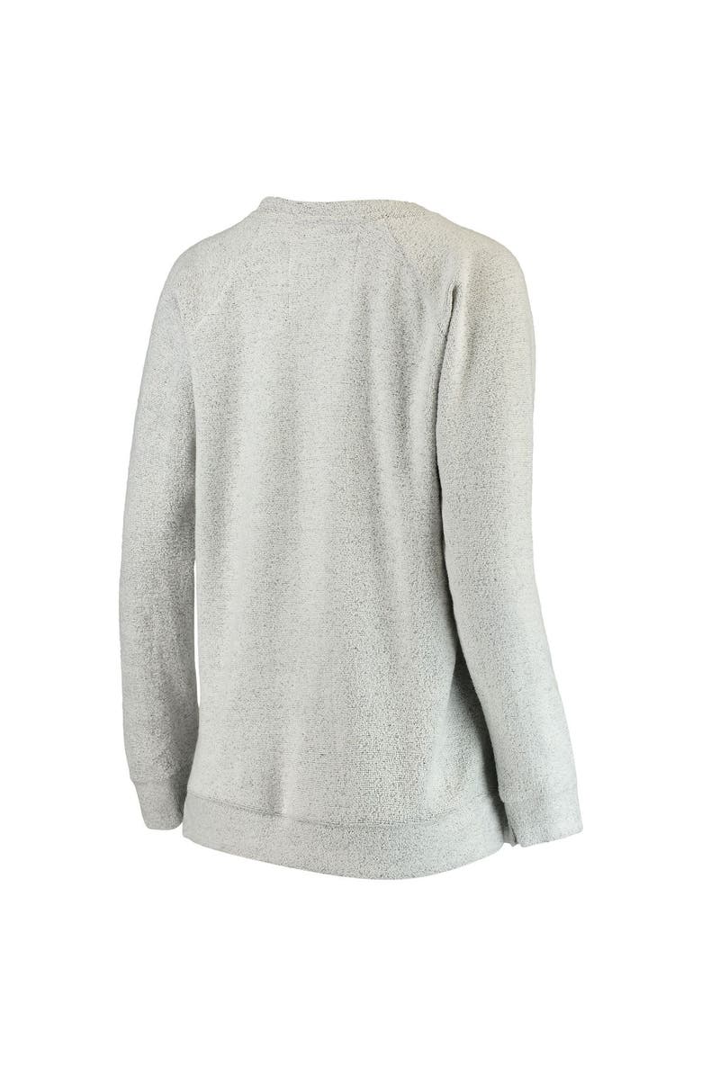 PRESSBOX Women's Pressbox Gray Auburn Tigers Helena Comfy Sweatshirt, Alternate, color,