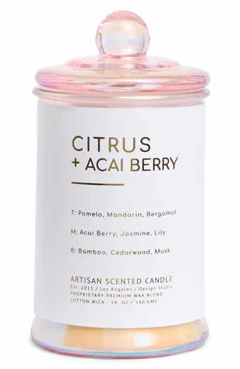 PORTOFINO CANDLES Citrus & Acai Berry Lab Jar Candle