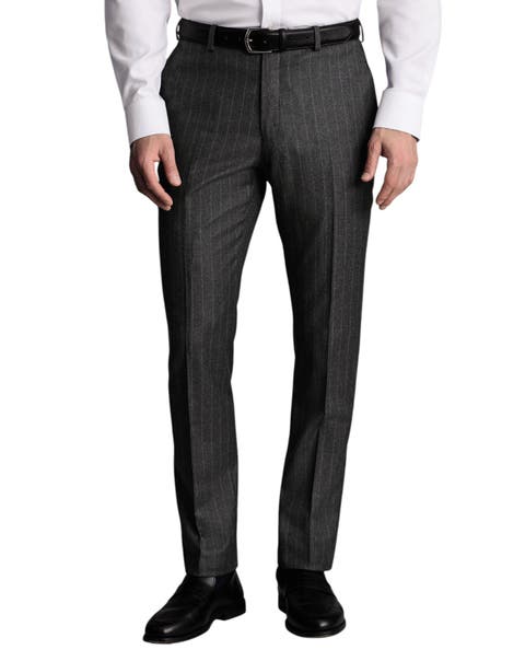 Slim Fit Italian Flannel Suit Pants
