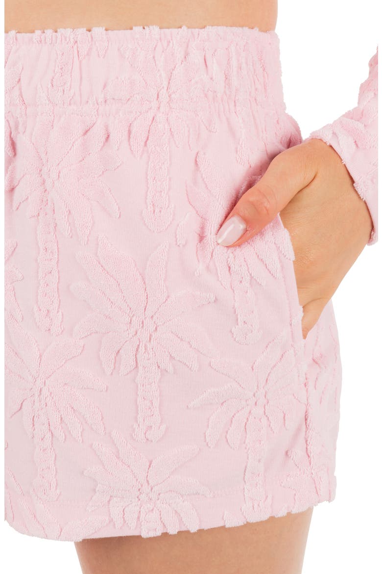 Castaway Palms Shorts, Alternate, color, SUNRISE PINK