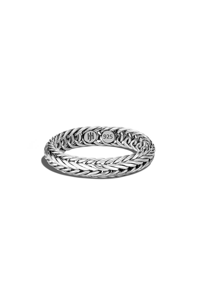 John Hardy Kami Chain Ring,, 4.5mm, Main, color, Silver