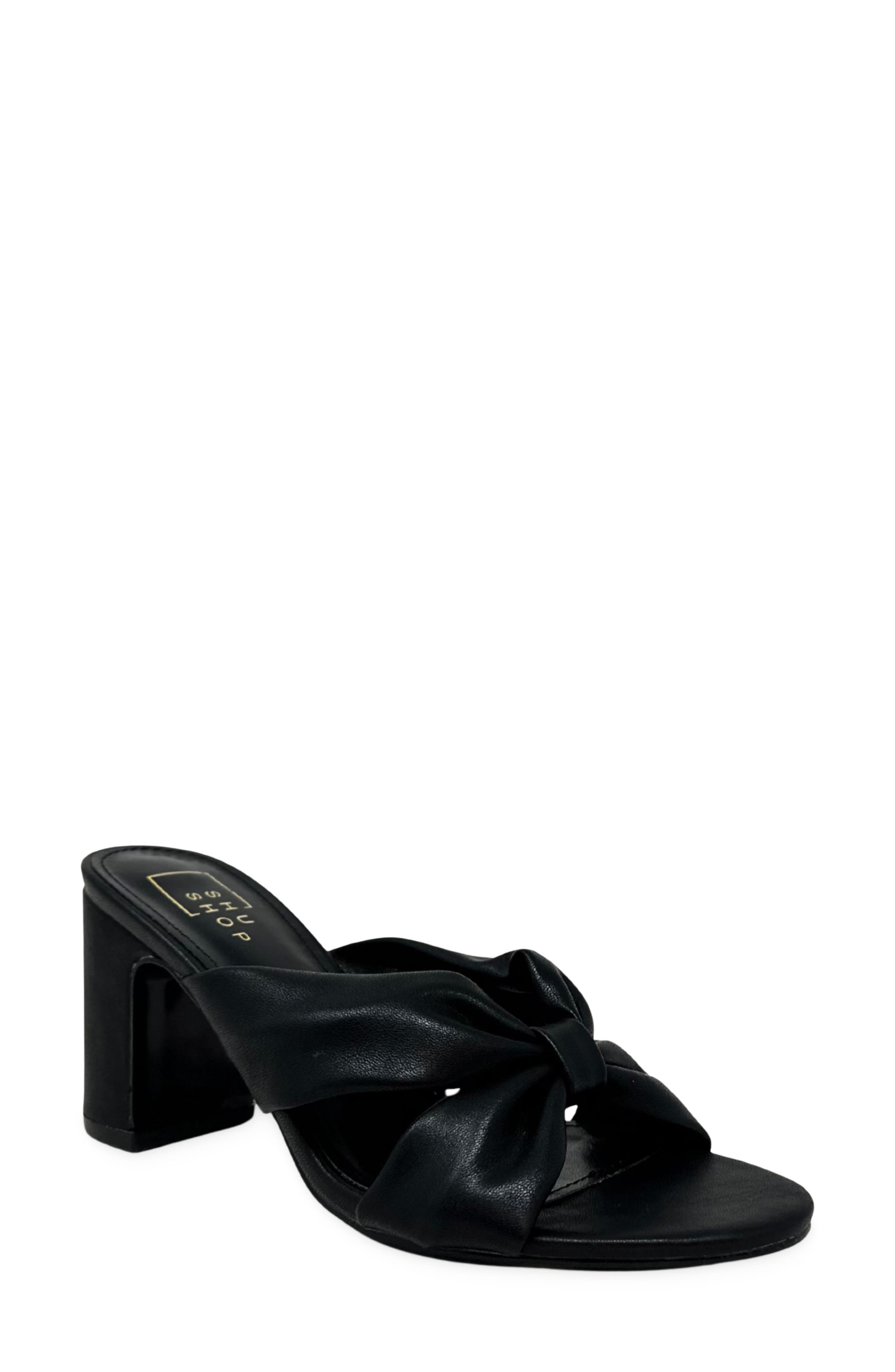 SHUSHOP Felicity Sandal, Main, color, Black