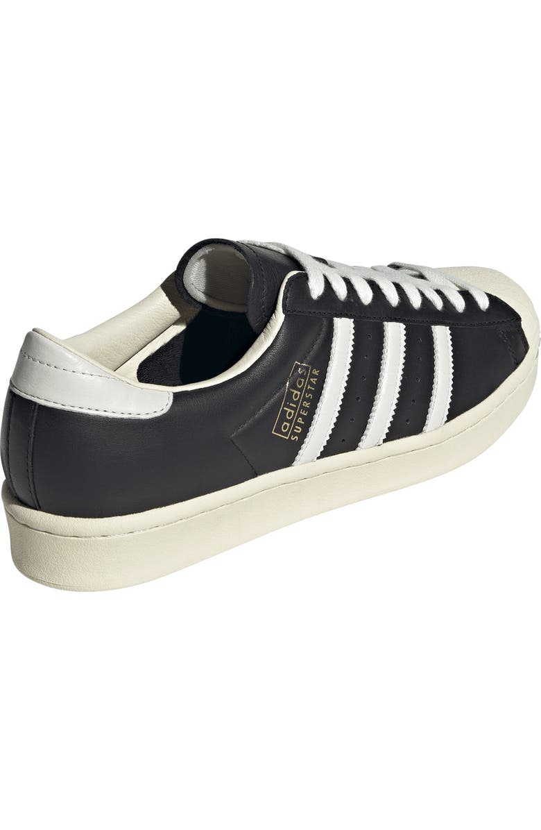adidas Gender Inclusive Superstar Vintage Sneaker, Alternate, color, Black/ Core White/ Cream White