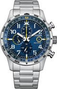 Citizen Eco Drive Chronograph Stainless Steel Bracelet Watch, 43mm