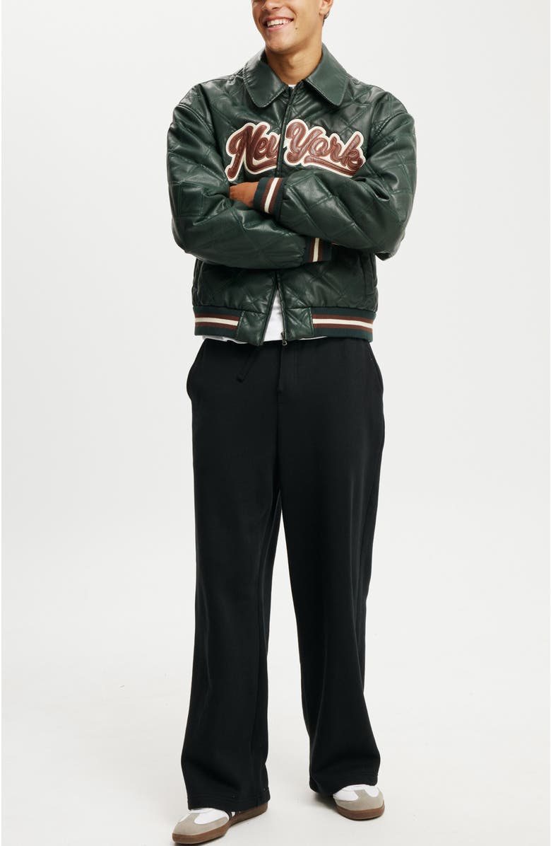 Cotton On Men's Super Baggy Track Pant, Alternate, color, Black