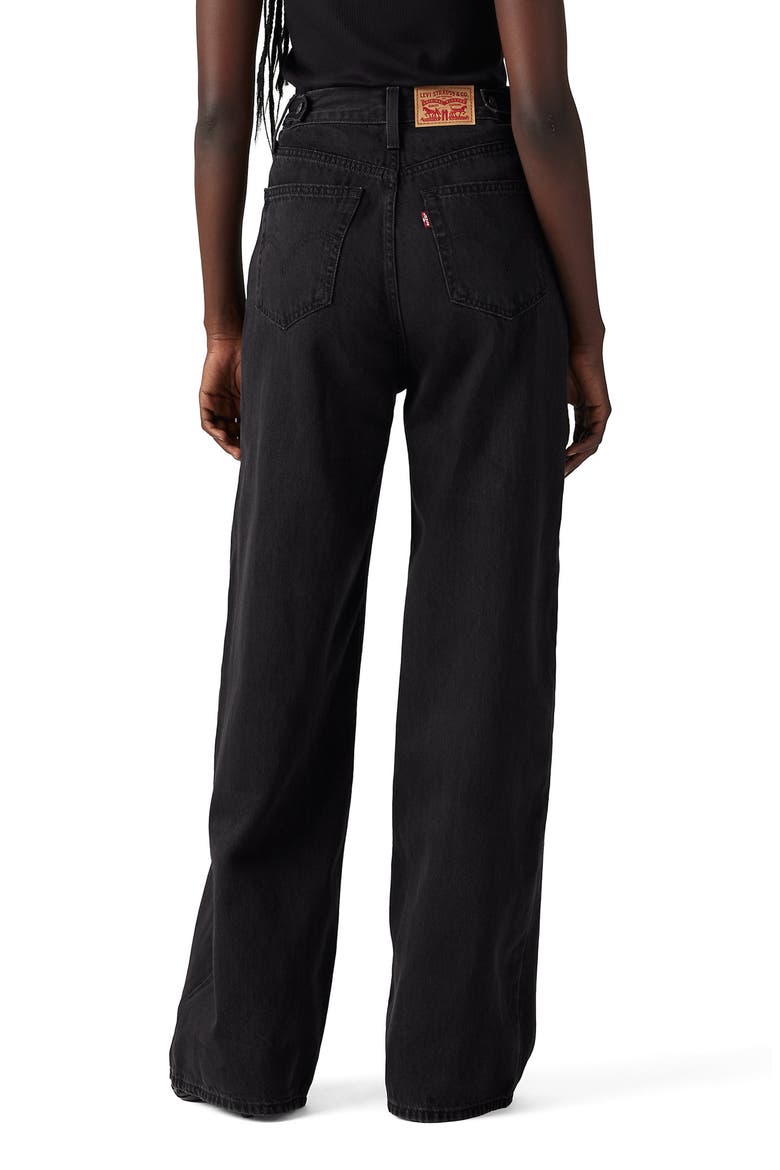Cinch High Waist Baggy Wide Leg Jeans, Alternate, color, CAPTURING MOMENTS