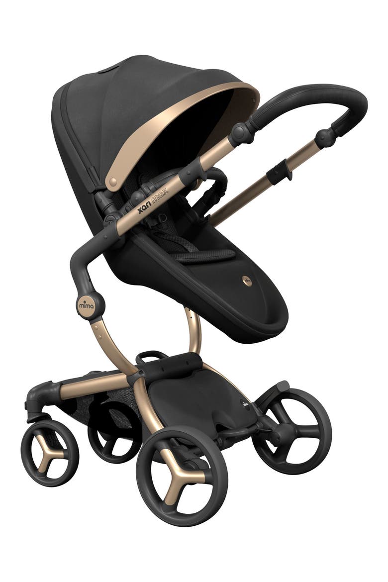 Xari MAX Black & Gold Special Edition Stroller, Main, color, BLACK & GOLD