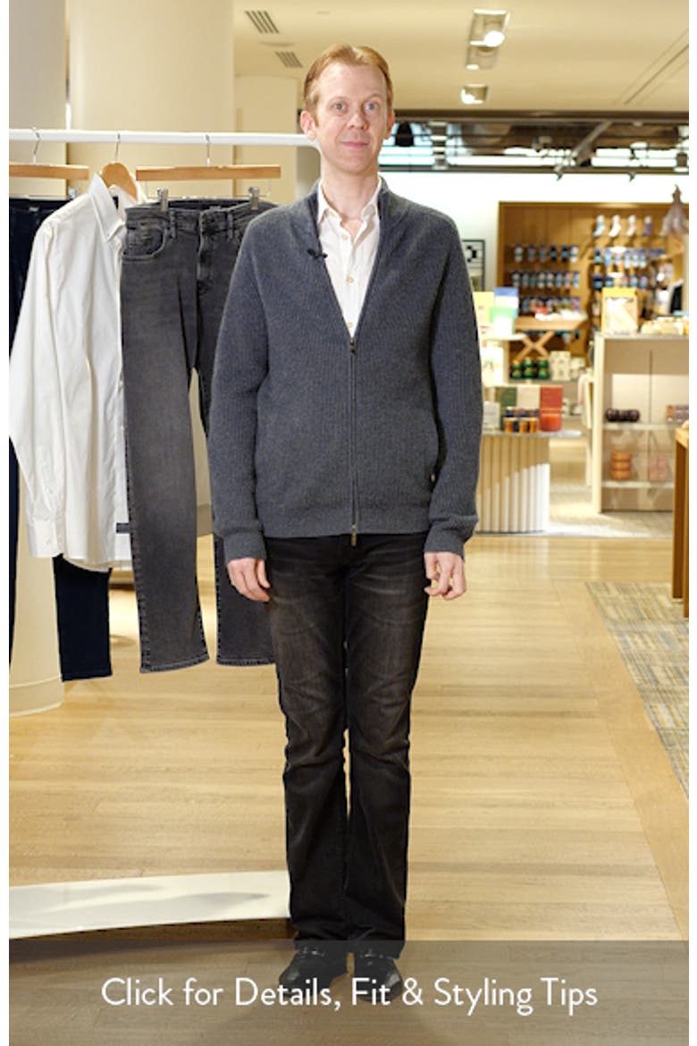 Luxe Cashmere Zip Cardigan video