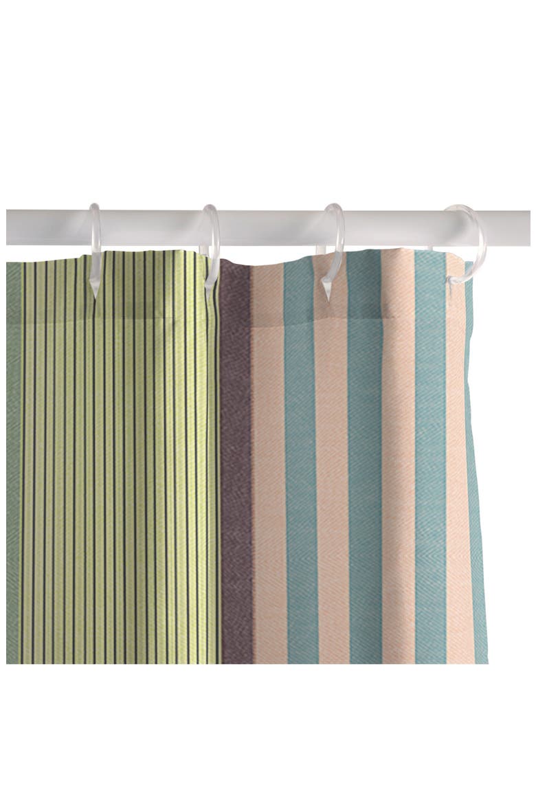 Marta Barragan Camarasa Stripe Shower Curtain, Alternate, color, MULTI