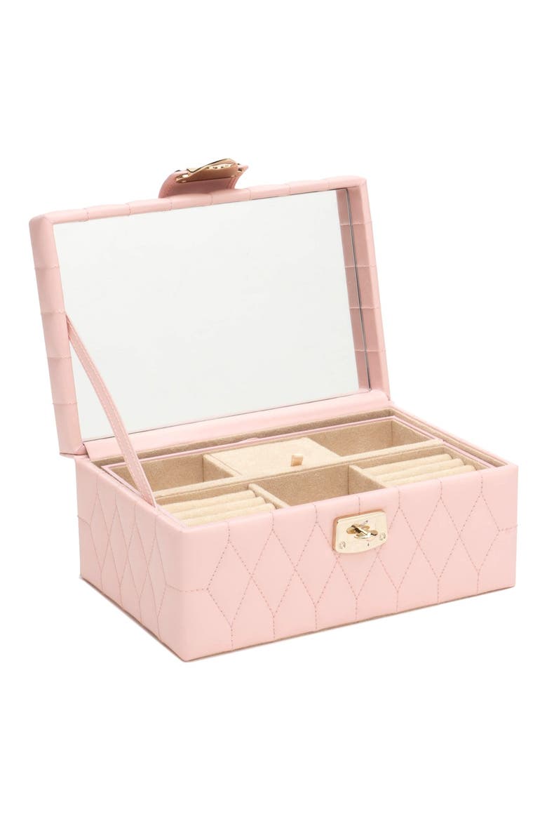 Caroline Jewelry Case, Alternate, color, ROSE QUARTZ
