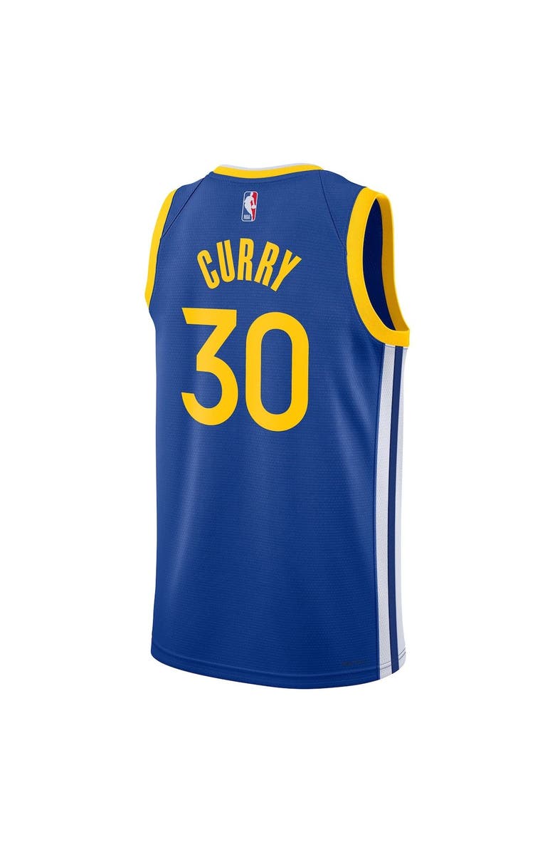 Nike Unisex Nike Stephen Curry Royal Golden State Warriors Swingman Jersey - Icon Edition, Alternate, color, Royal