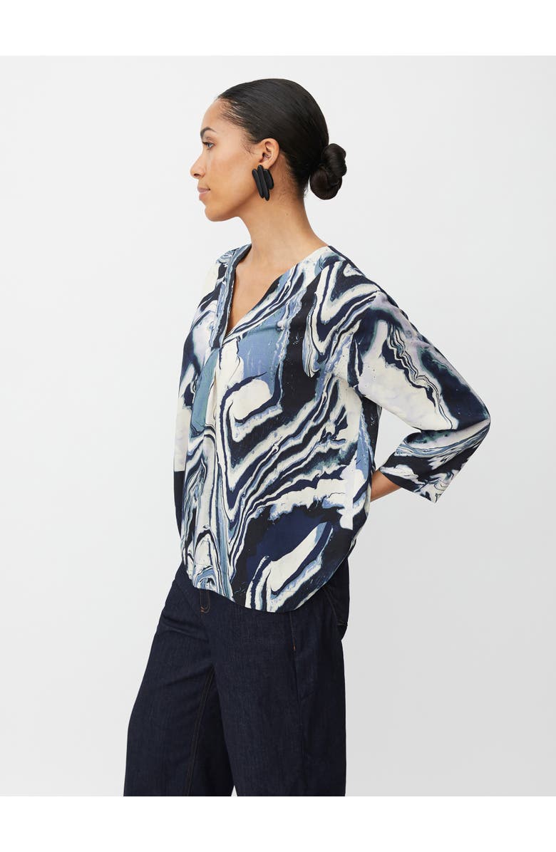 Masai Copenhagen MaDaciana 3/4 Sleeve V-Neck Blouse, Alternate, color, Wisteria