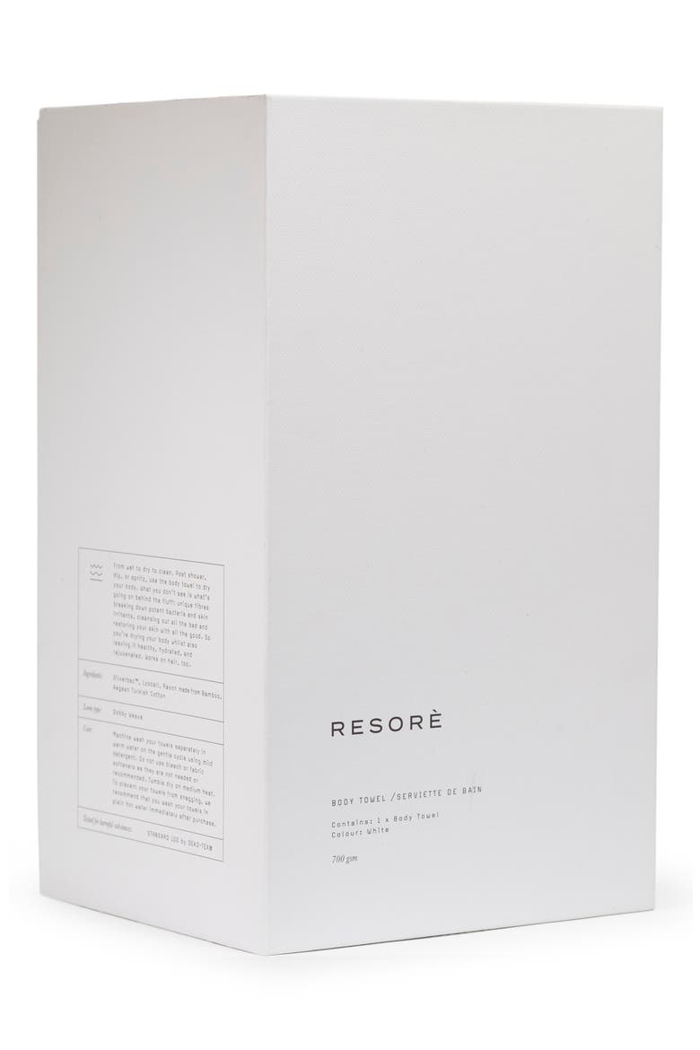 Resorè Bath Towel, Alternate, color, WHITE