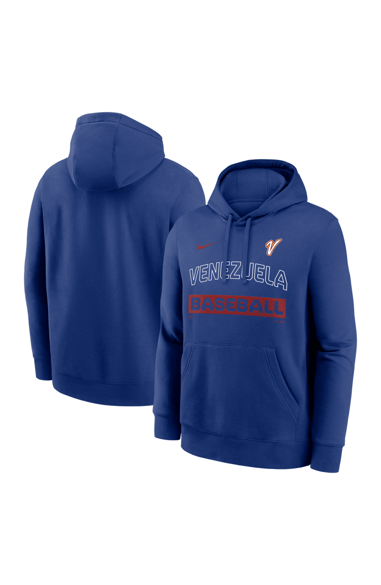 Nike Men's Nike Royal Venezuela Baseball 2026 World Baseball Classic Club Hoodie, Main, color, Royal