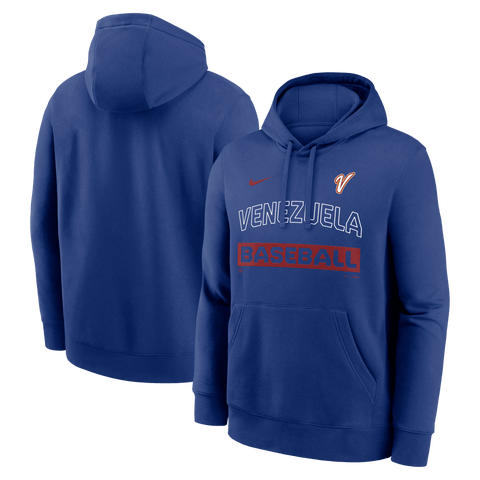 Men's Nike Royal Venezuela Baseball 2026 World Baseball Classic Club Hoodie