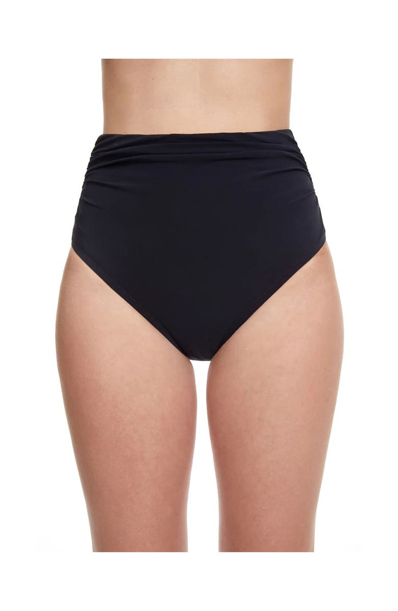 Profile by Gottex Tutti Frutti High Waist Swim Bottom, Main, color, Black