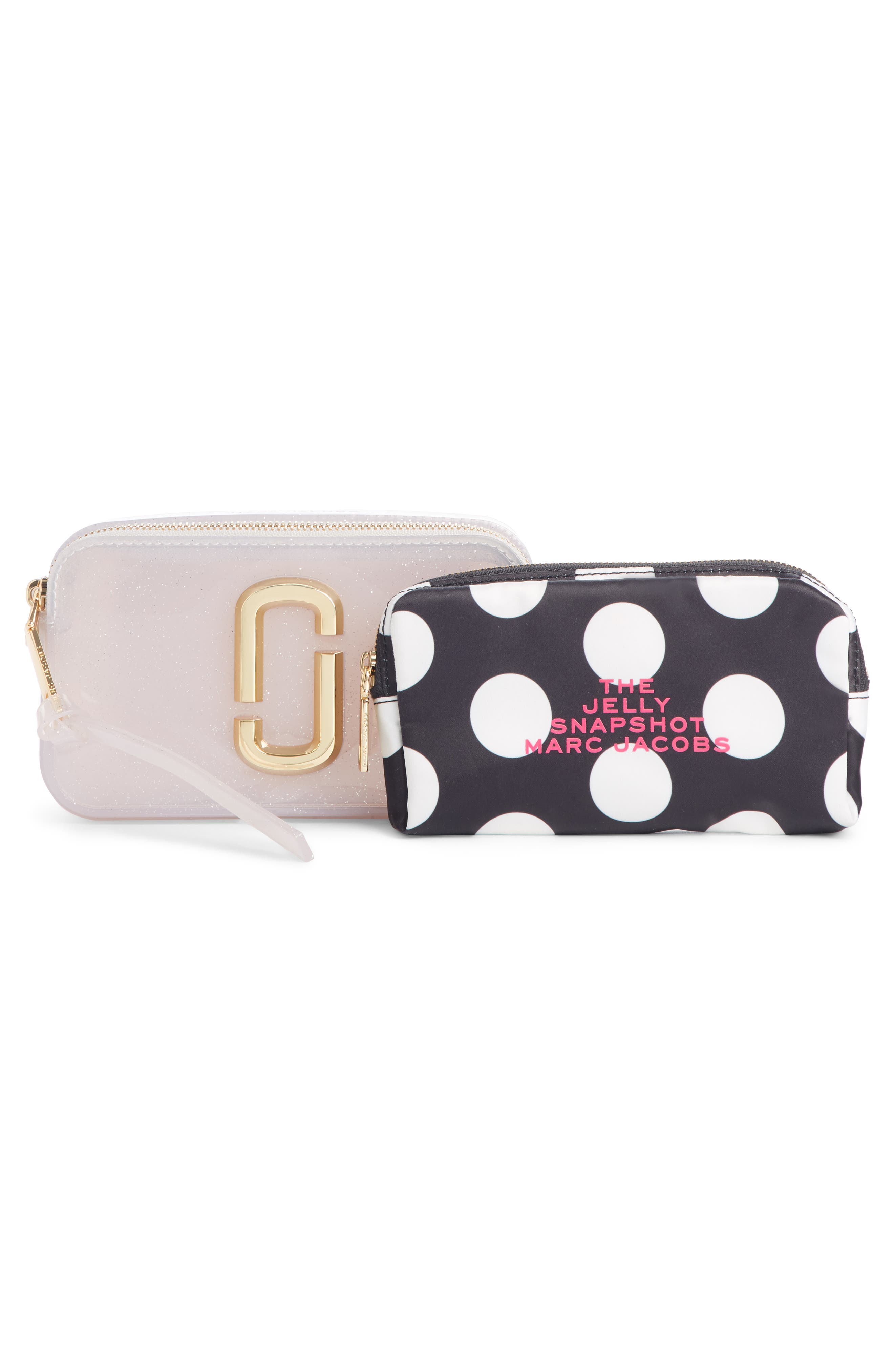 The Marc Jacobs MARC JACOBS The Jelly Glitter Snapshot Crossbody Bag, Alternate, color, 