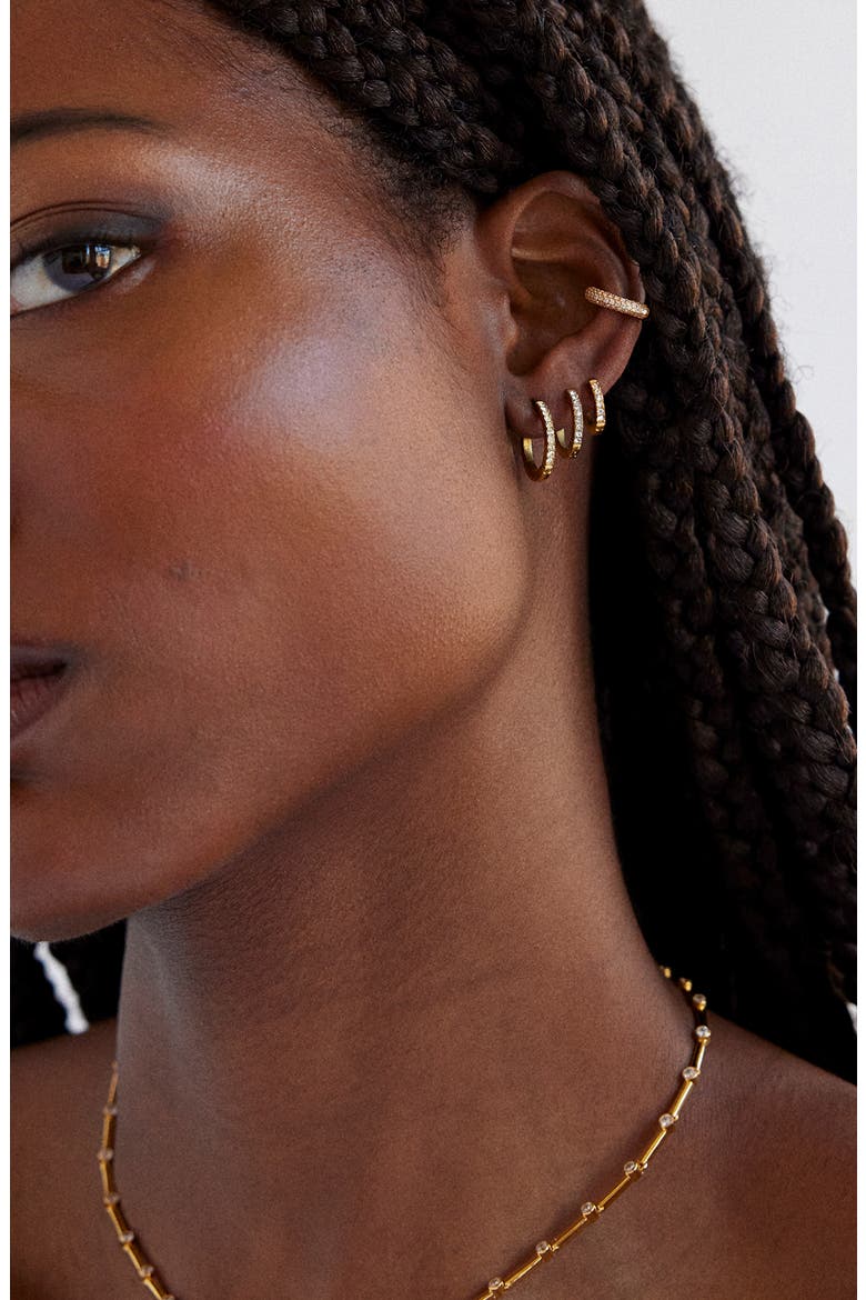 Verbena Waterproof Earring Set, Alternate, color, CLEAR