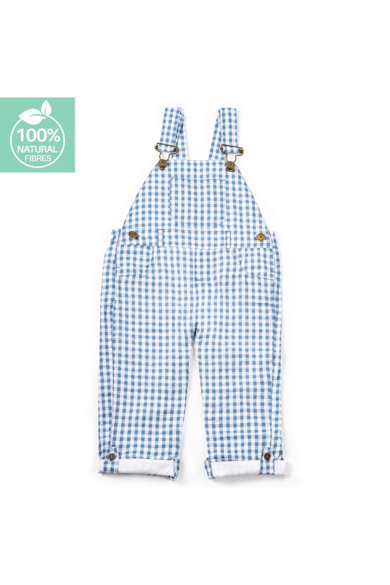 Seersucker Overalls, Main, color, Atlantic