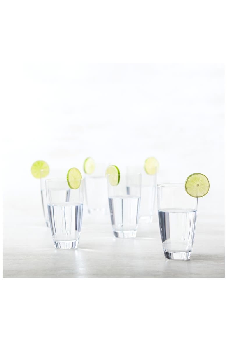 Era Set of 4 Highball Glasses, Alternate, color, CLEAR
