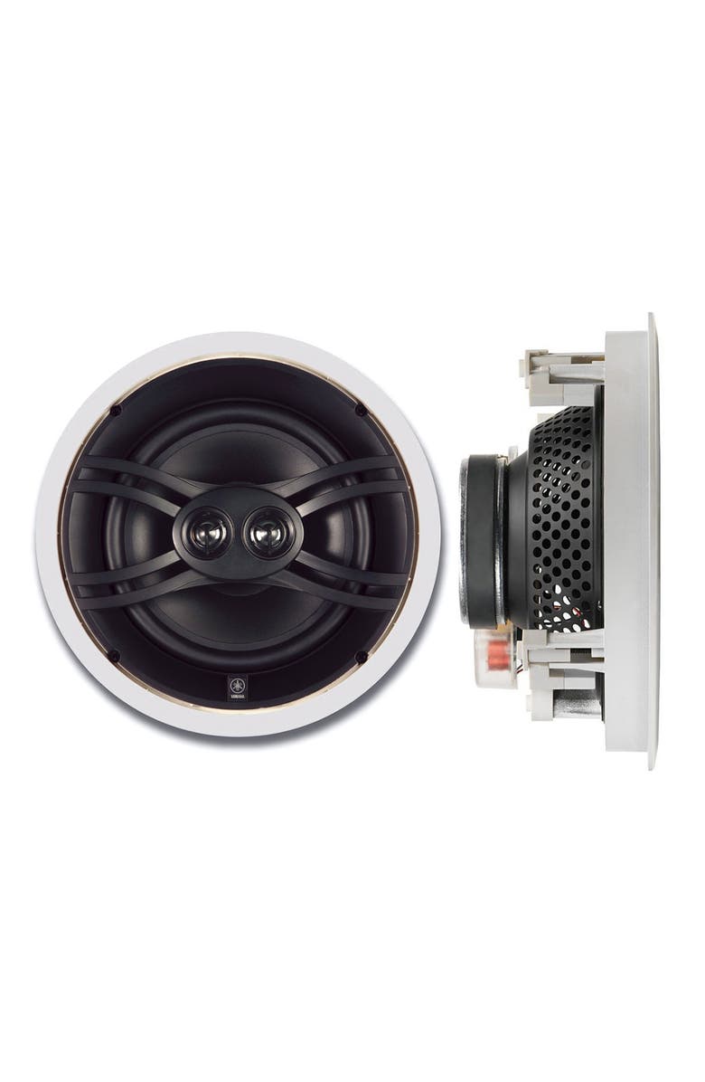 Yamaha NS-IW480C 8" 3-Way In-Wall Speakers - Pair, Alternate, color, White
