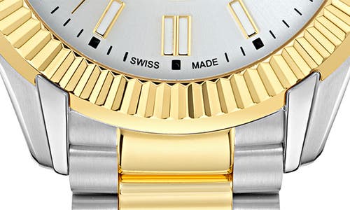 Versace Apodis Gmt Bracelet Watch, 41mm In Metallic