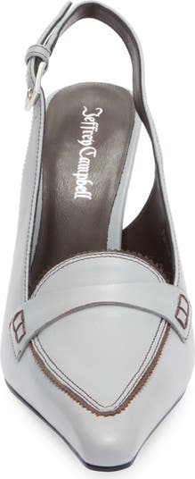 Judicial Slingback Loafer Pump