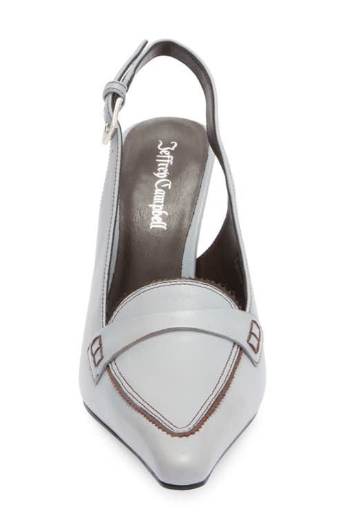 Jeffrey Campbell Judicial Slingback Loafer Pump In Animal Print