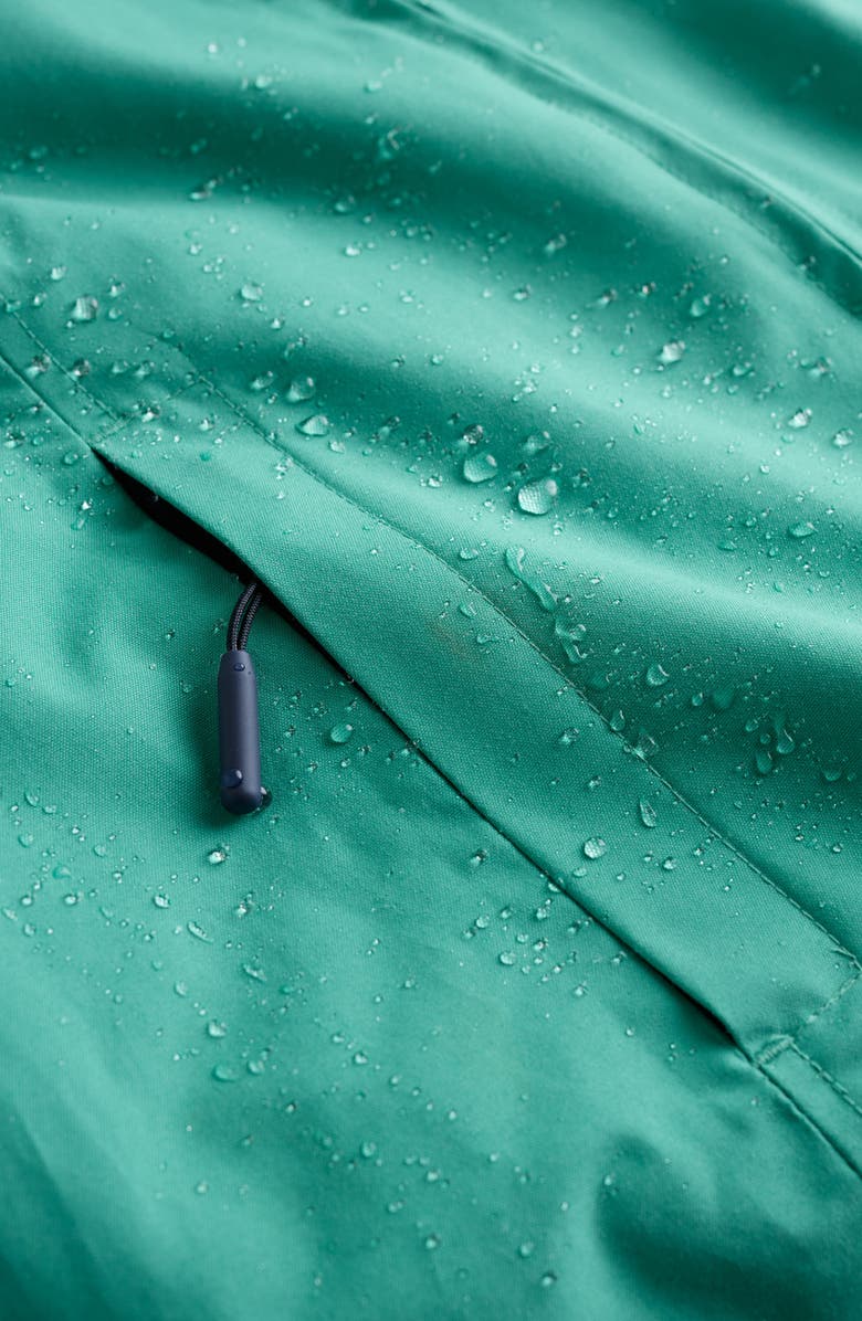 Seasalt Cornwall Waterway Hooded Waterproof Jacket, Alternate, color, Sage Leaf