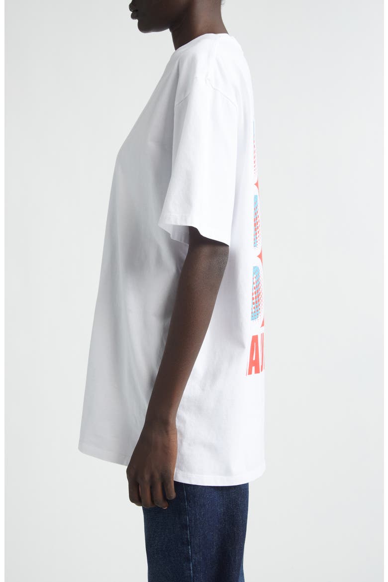 Junior Cotton Jersey Graphic T-Shirt, Alternate, color, WHITE/ RED/ BLUE
